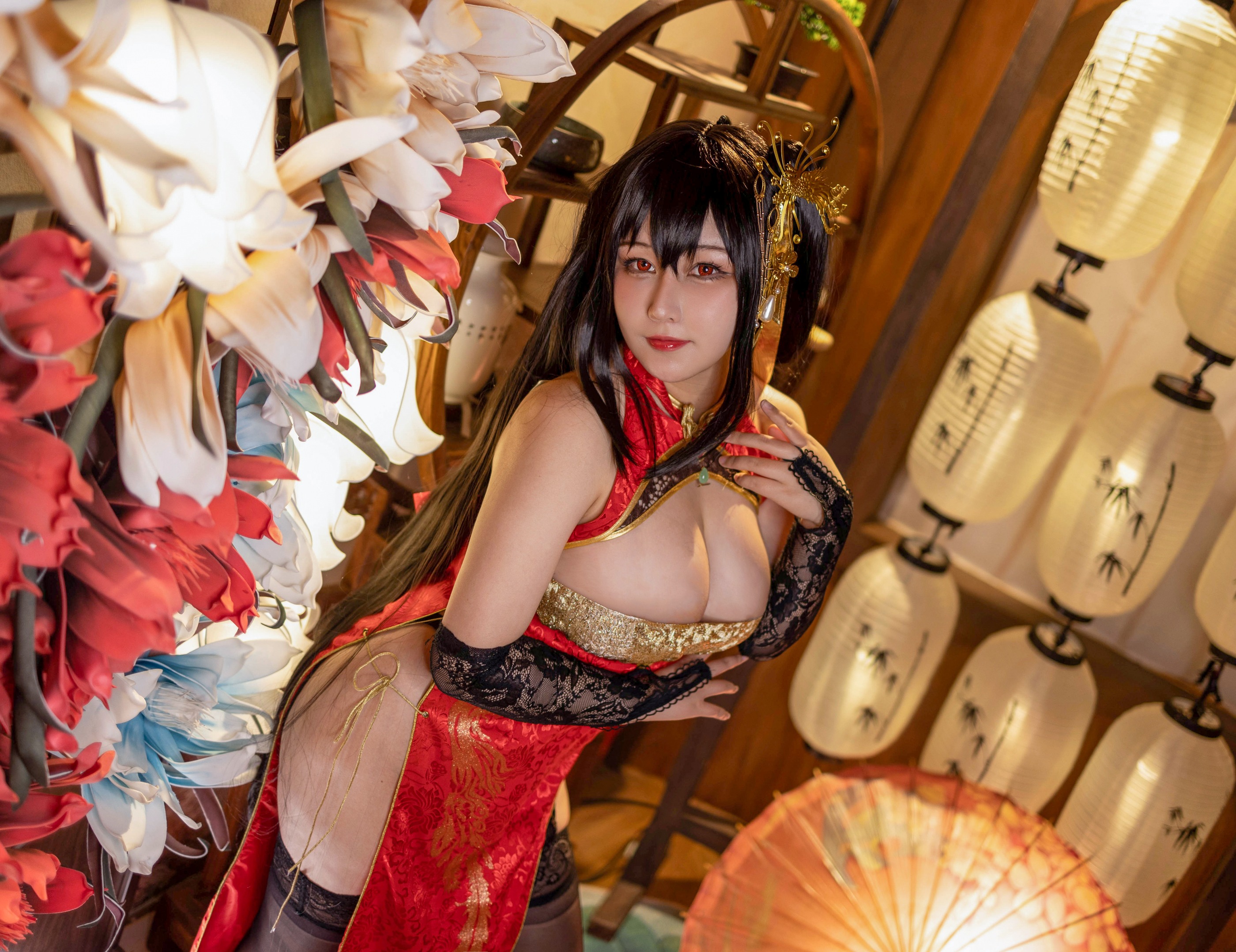 图片[1]-KANEKO_咔喵 – NO.006 大凤旗袍[23P]-XikXak